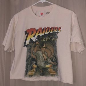 Disney Authentic Original Indiana Jones crop top